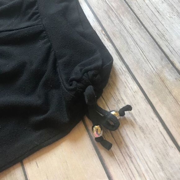 Girls black cotton gaucho pants size 6X - Picture 2 of 3